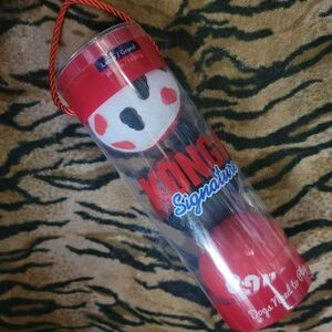 KONG Dog Signature Balls X3 Pack Red and White Toy Ea.